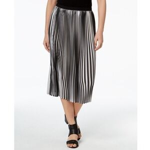 Eileen fisher Recycled Polyester A-Line Pleated Midi Skirt size S